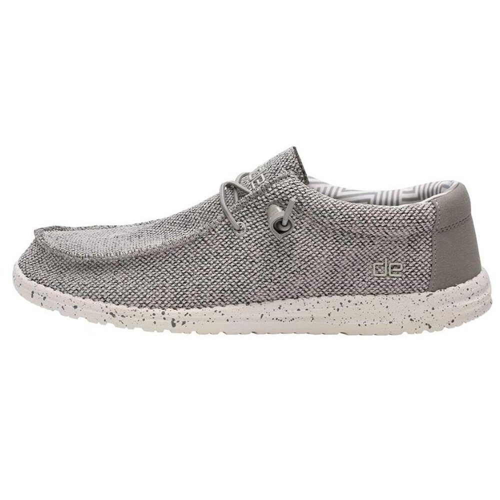 HEY DUDE MEN'S WALLY SOX ASH SIZE 12 | MEN’S SHOES | MEN'S LACE UP LOAFERS | COM